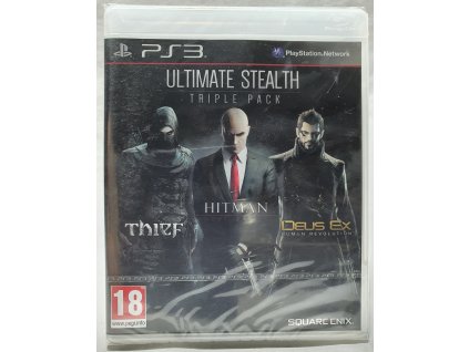 ULTIMATE STEALTH TRIPLE PACK (THIEF+HITMAN ABSOLUTION+DEUS EX REVOLUTION) Playstation 3