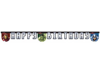 Avengers Power HB Letter Banner
