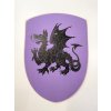 Malý štít fialový - drak čierny