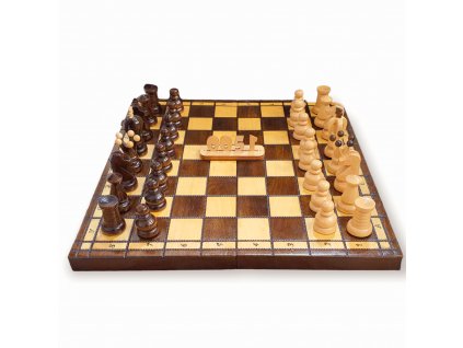 Dřevěné šachy 40 cm