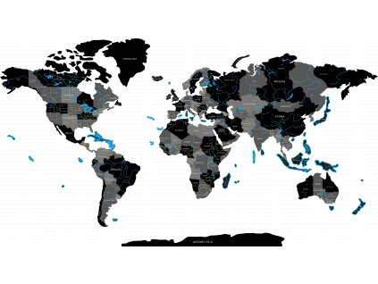3d wall art office decor world map xxl transparent 1