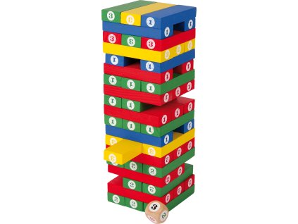 Jenga věž barevná