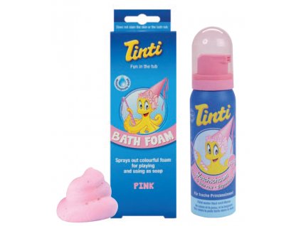bath foam pink