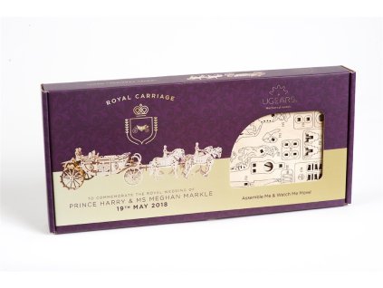 Ugears royal carriage model front max 1000