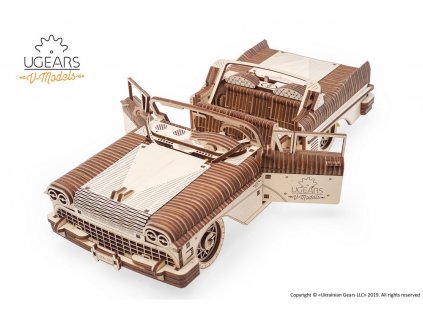 13 Ugears Dream Cabriolet VM 05 mechanical model kit max 1000