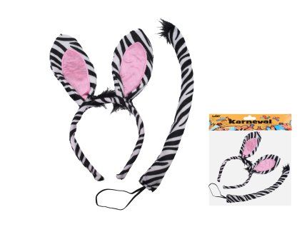 karnevalový set zebra