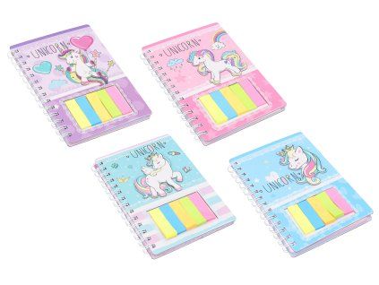 Notes spirála UNICORN - JEDNOROŽEC