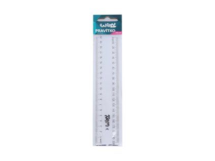 154489 pravitko 20 cm transparent