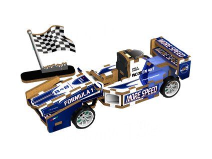 152071 3d puzzle drevene formule 14 cm
