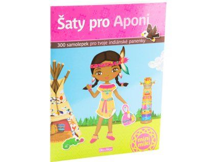 Šaty pro Aponi - kniha samolepek