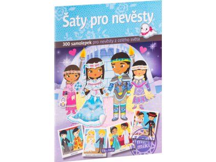 Šaty pro NEVĚSTY - kniha samolepek