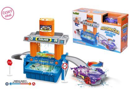 Auto měnící barvu podle teploty SET S MYČKOU 35 cm