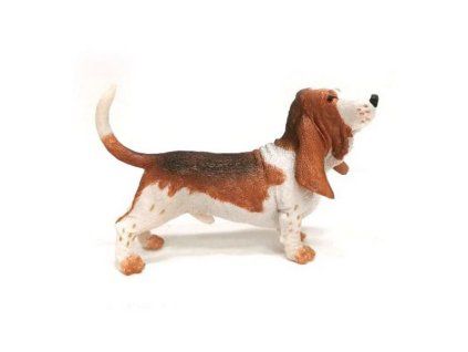 191850 d figurka pes baset 14 cm