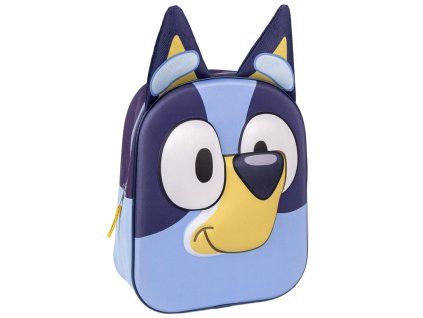 CEP2100004869 Dětský 3D batoh BLUEY modrý 27 cm