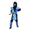 MLG643982 Chlapecký kostým MODRÝ NINJA 110/120 cm