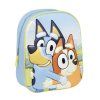 CEP2100004870 Dětský 3D batoh BLUEY a Bingo světle modrý 31 cm