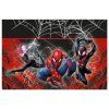 Plastový ubrus SPIDERMAN černočervený 120x180 cm