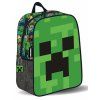 MSL704663 3D dětský batoh MINECRAFT Face Creeper zelený 30 cm