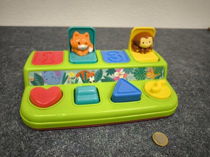 Zábavná hra na vystrelovanie, pupčeky