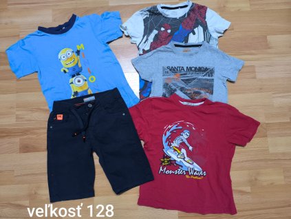 4x tričká + kraťasy