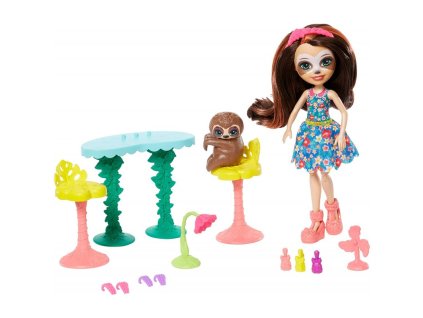 Mattel Enchantimals tématické balení Slow down salon