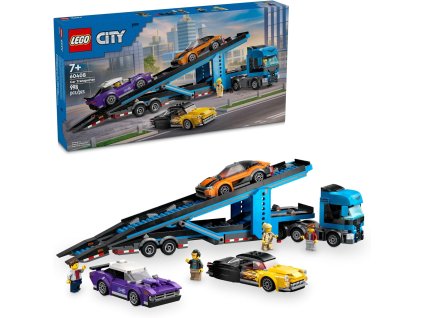 LEGO® City 60408 Kamion pro přepravu aut se sporťáky