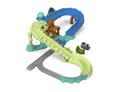 Fisher Price Mašinka Tomáš vláčkodráha Adventures Dino Blast