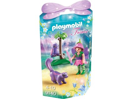Playmobil 9140 Víla a její přátelé sova a tchoř