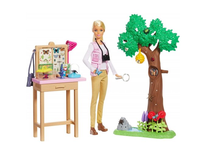 Barbie Entomoložka National Geografic herní set