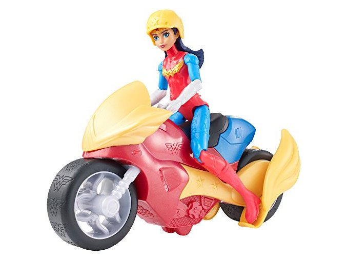 Mattel DC Super Hero Girls Wonder Women s motorkou