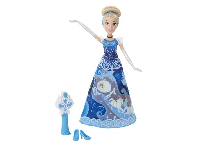 Hasbro Disney Princess Popelka s vybarvovací sukní