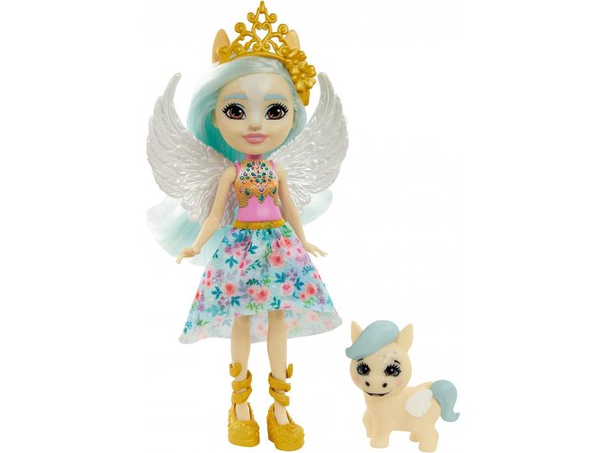 MATTEL EnchanTimals Royal panenka se zvířátkem Paolina Pegasus a Wingley