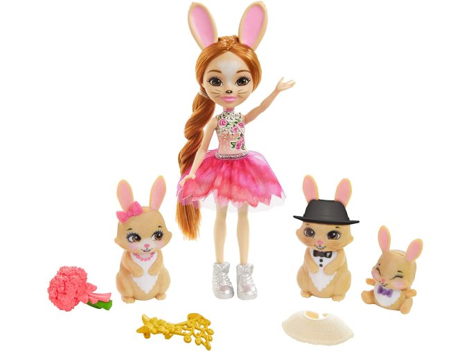 Mattel Enchantimals rodinka Brystal Bunny