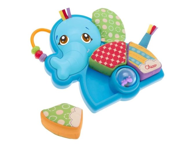 Chicco Pan Slon puzzle a chrastítko 2v1
