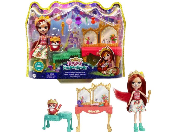 Mattel ENCHANTIMALS ROYAL Toaletní stolek Felicity Fox