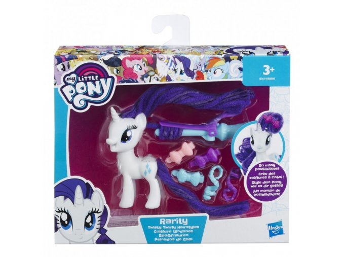 Hasbro My little pony Poník s kadeřnickými doplňky Rarity
