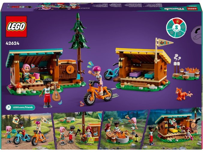 LEGO® Friends 42624 Útulné chatky na dobrodružném táboře