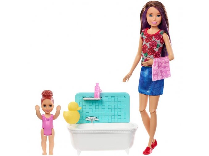 Mattel Barbie Chůva Herní set FXH05