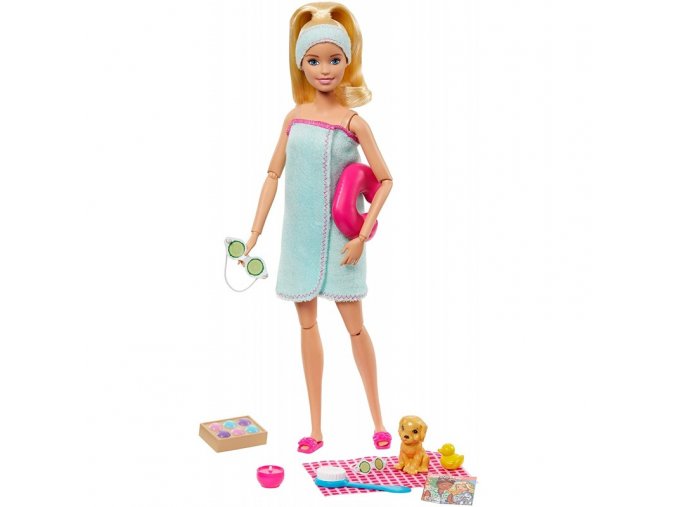 Barbie wellness panenka blond vlasy