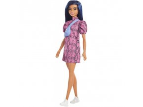 Mattel Barbie Modelka 143 - Šaty se vzorem hadí kůže