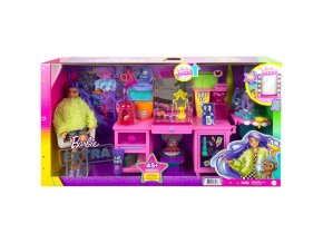 Barbie Extra šatník s panenkou herní set