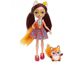 Mattel Enchantimals panenka se zvířátkem Felicity Fox
