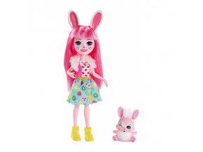 Mattel Enchantimals panenka se zvířátkem Bree Bunny