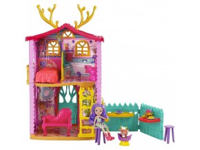 Mattel Enchantimals jelení domeček herní set panenka Danessa s doplňky