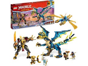 LEGO® NINJAGO® 71796 Živelný drak proti robotovi císařovny