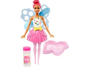 Mattel BRB Barbie bublinková víla tmavorůžová 29 cm - poškozený obal