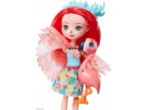 Mattel Enchantimals panenka se zvířátkem Fanci Flamingo a Swash