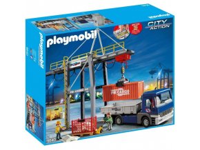 Playmobil 9540 Elektrický nákladní jeřáb s vozíkem