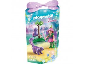 Playmobil 9140 Víla a její přátelé sova a tchoř