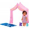 Mattel Barbie Příběh z deníku chůvy Růžový stan